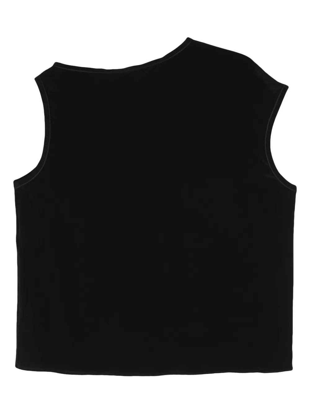 Asymmetric Silk Blouse