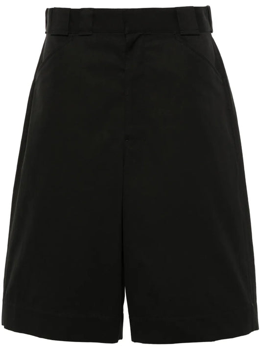 Knee-Length Cotton Shorts