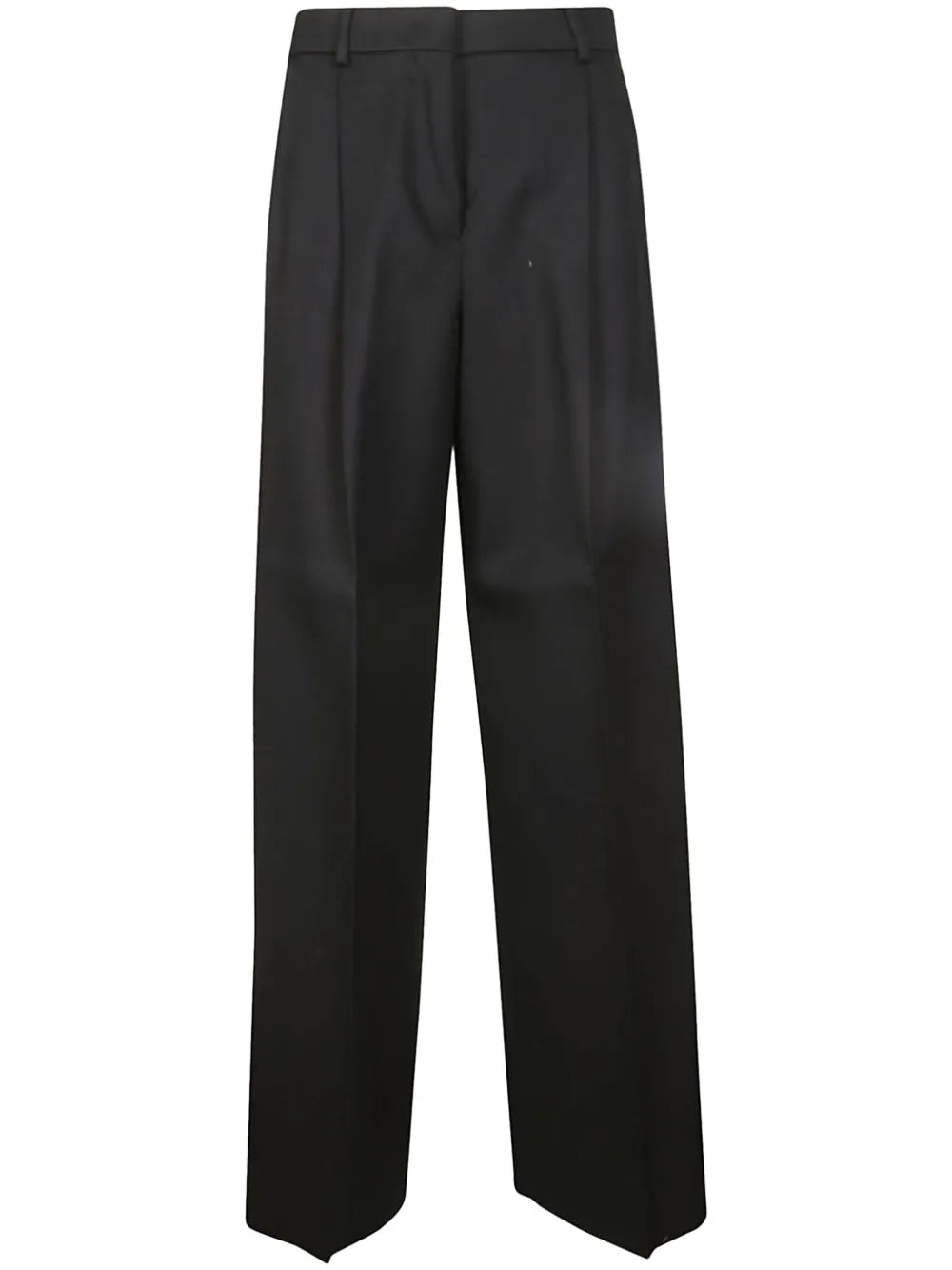High-Waisted Straight-Leg Trousers