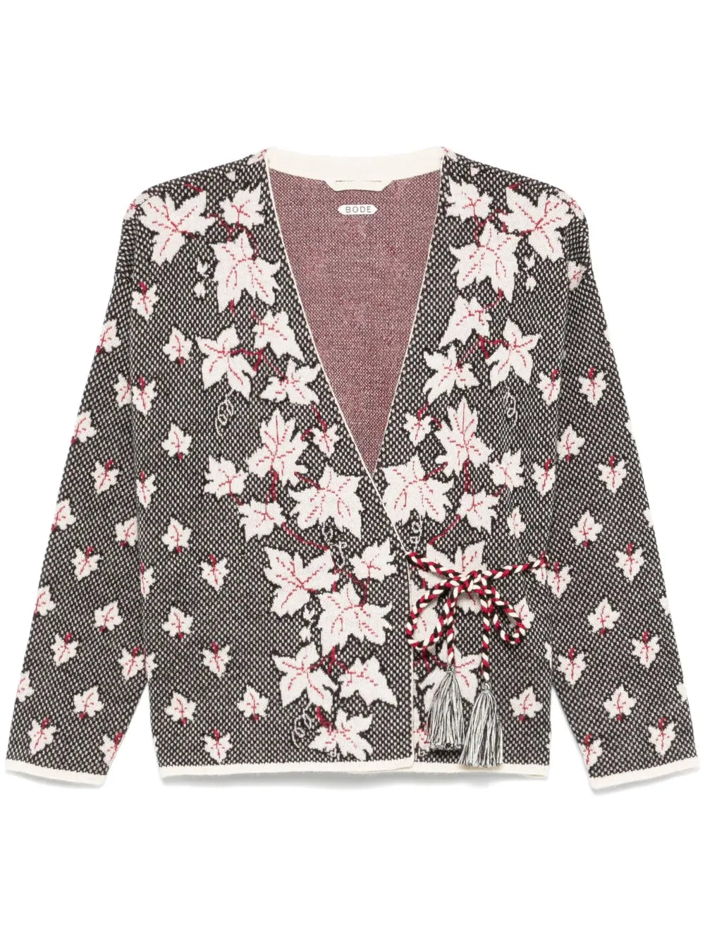 Maple-Jacquard Cardigan