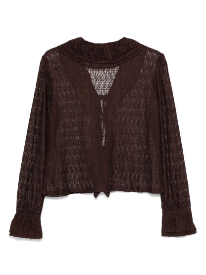 Lace Flounce Shirt