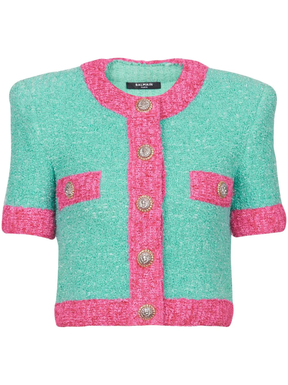 Two-Tone Chenille Cardigan