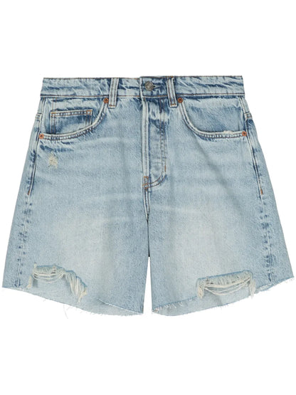 Raye Mid-Rise Denim Shorts