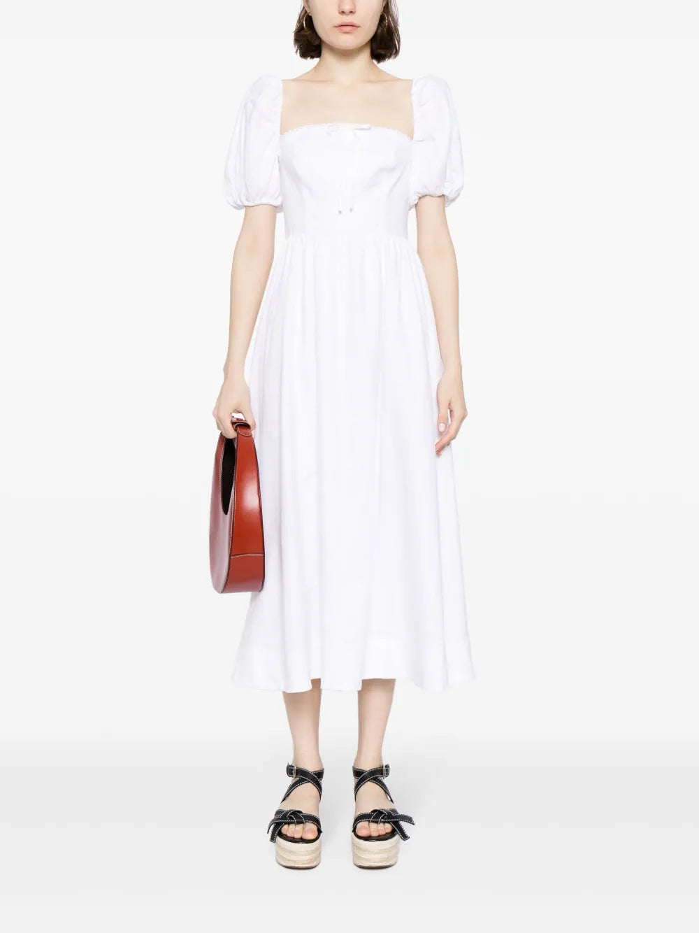 Marella Linen Midi Dress