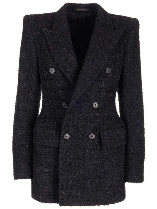 Hourglass Tweed Blazer