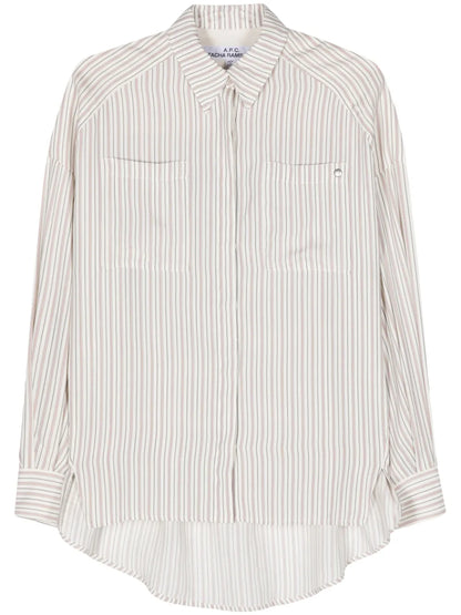 Striped Drop-Shoulder Shirt