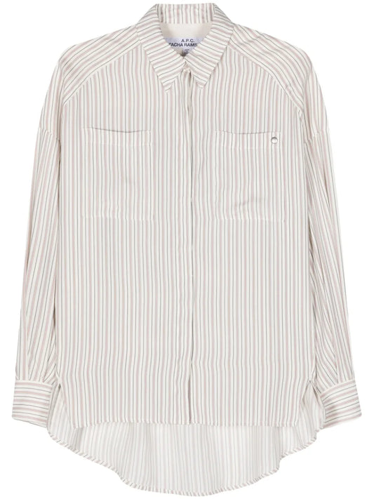Striped Drop-Shoulder Shirt