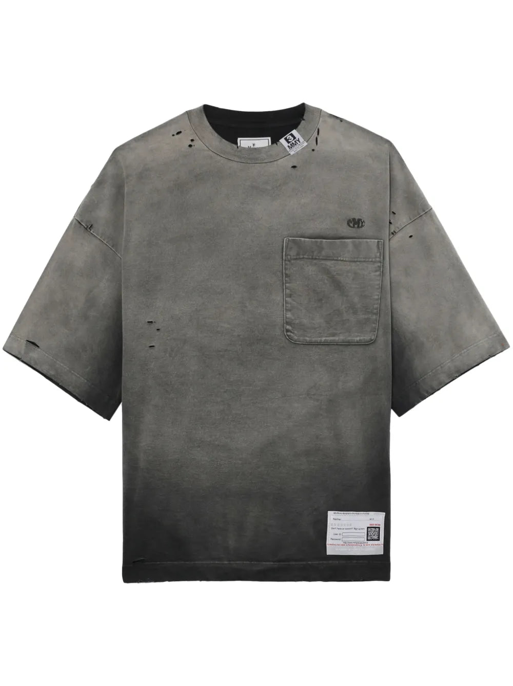Sun-Faded Cotton T-Shirt