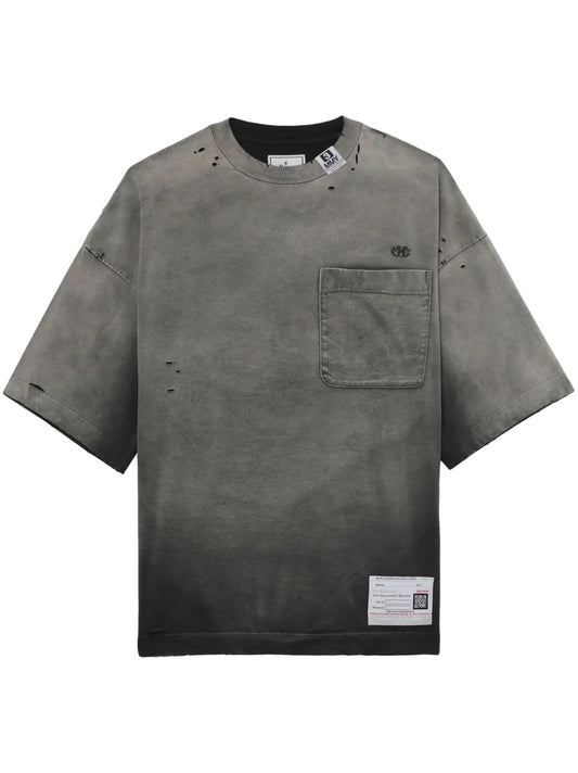 Sun-Faded Cotton T-Shirt