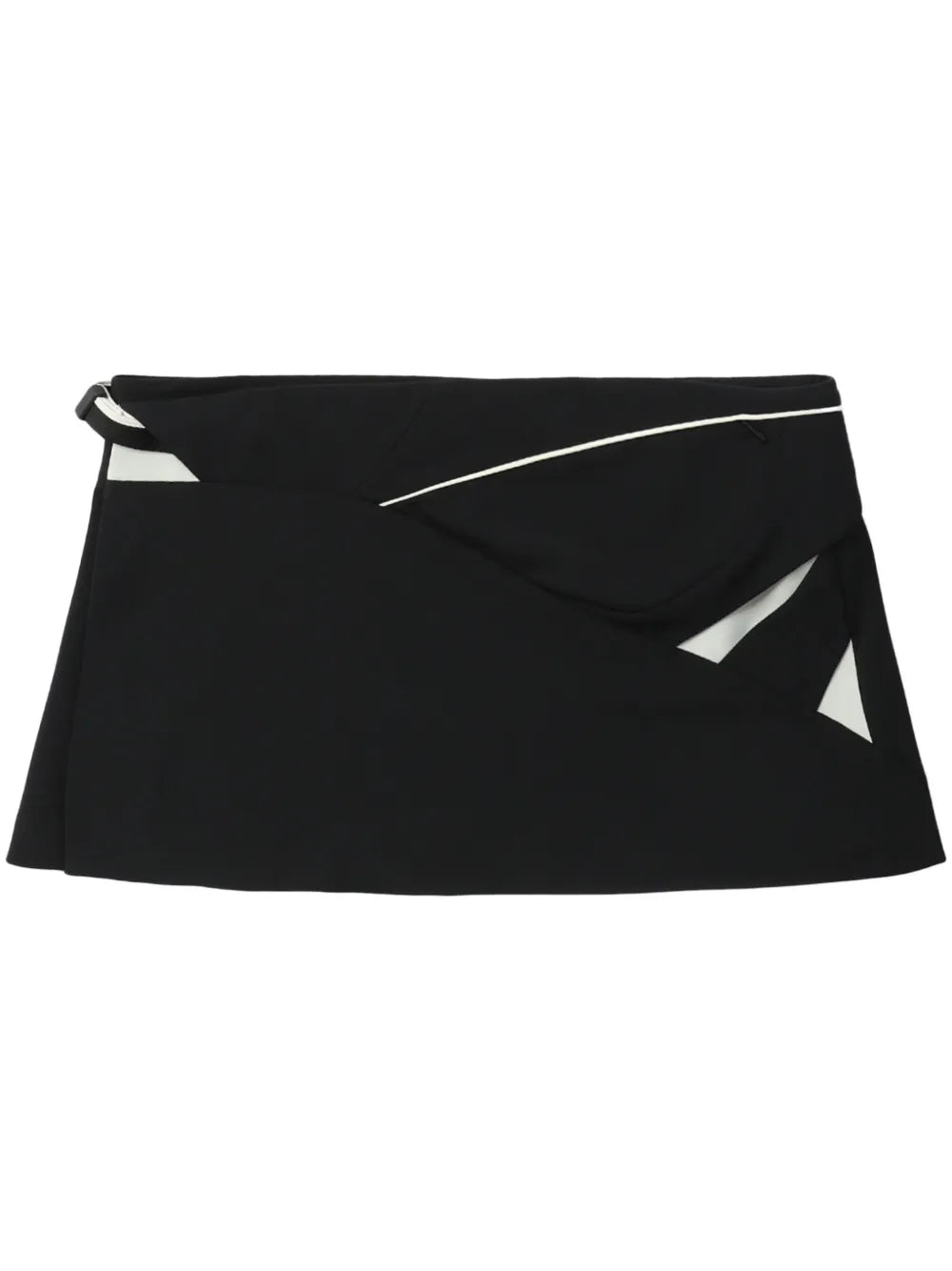 Panelled Low-Rise Miniskirt