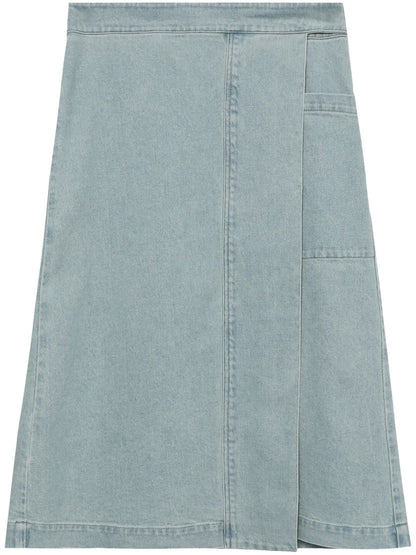 Iris Denim Midi Skirt