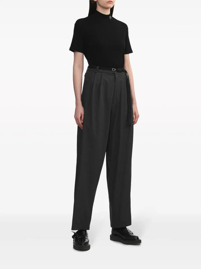 Belted Tailored Trousers