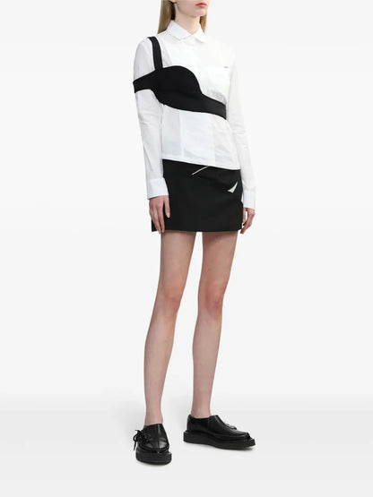 Chest-Band Cotton Shirt