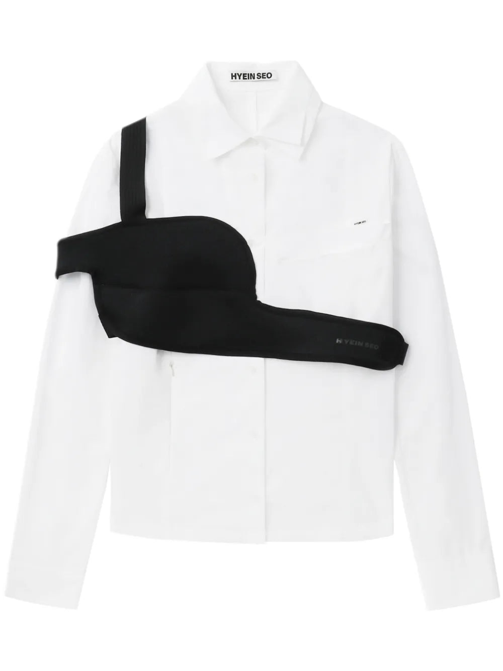 Chest-Band Cotton Shirt