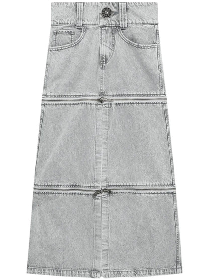 Denim Midi Skirt
