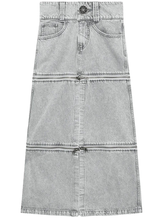 Denim Midi Skirt