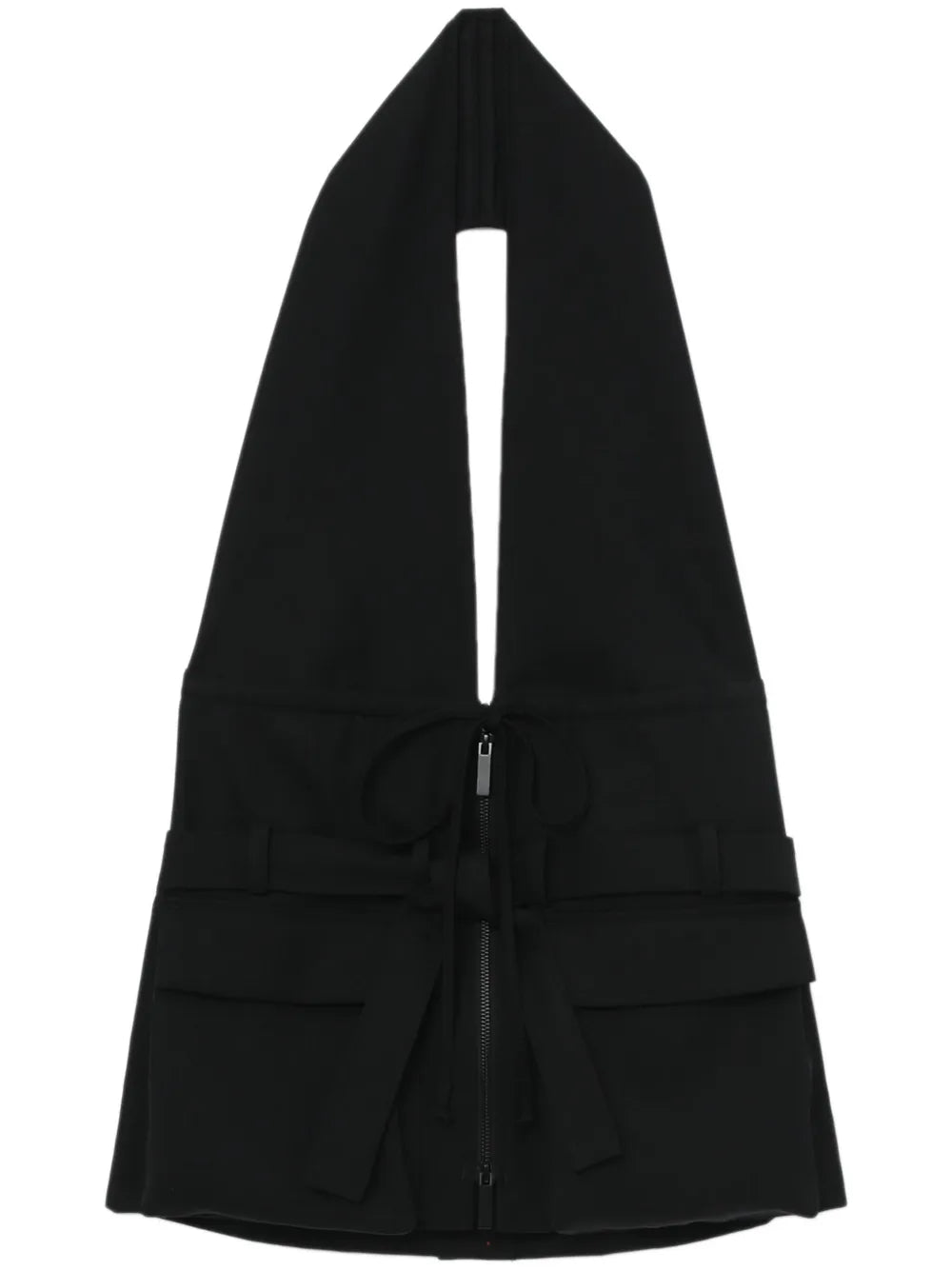 Belted Halterneck Vest