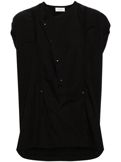 Panelled Sleeveless Blouse