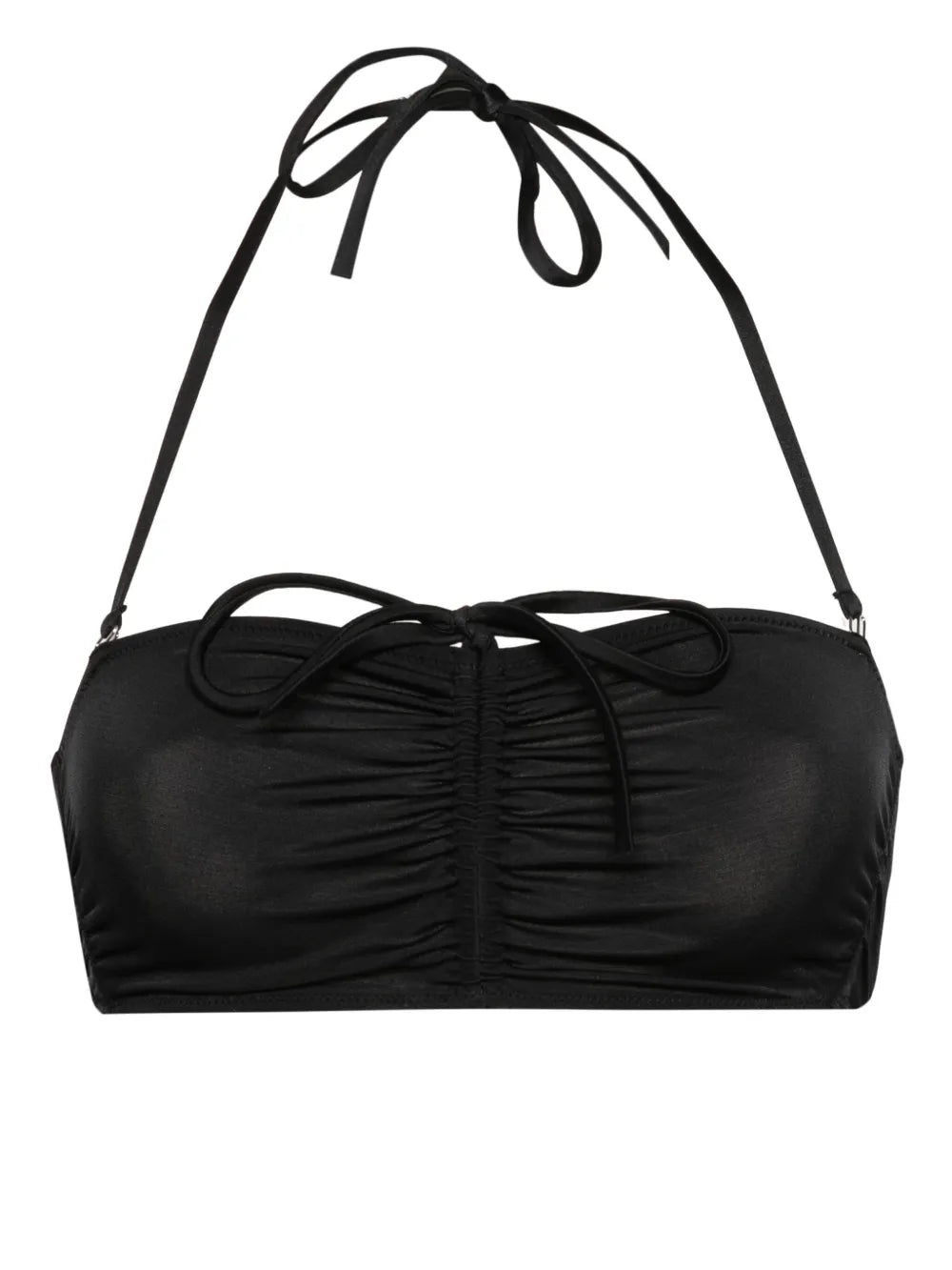 Gathered-Detail Bikini Top