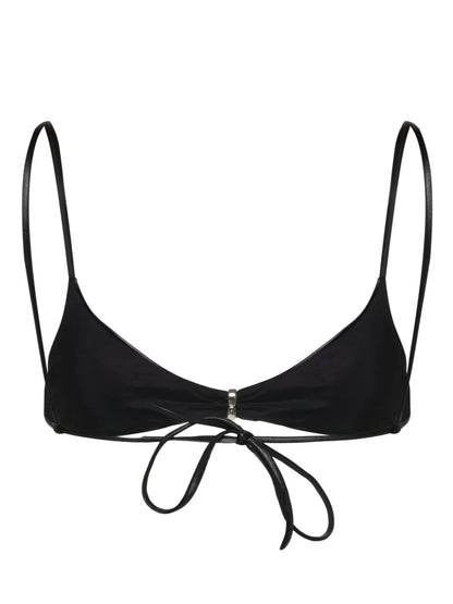 Ring-Detail Bikini Top