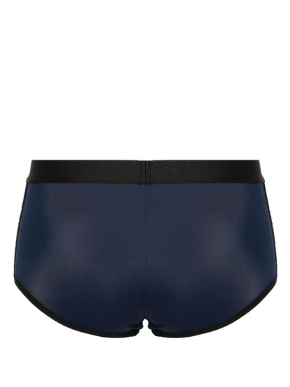 Logo-Waist Bikini Bottoms