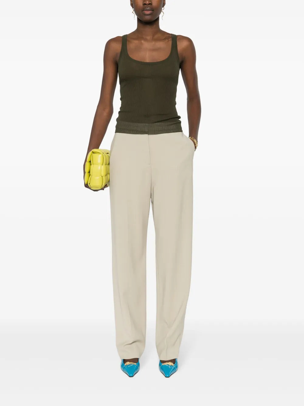 Bastia Ribbed Silk Top