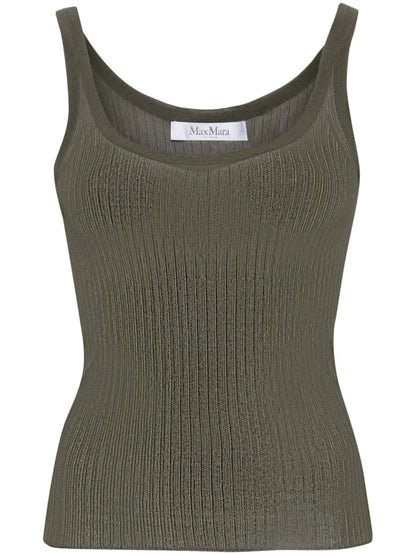 Bastia Ribbed Silk Top