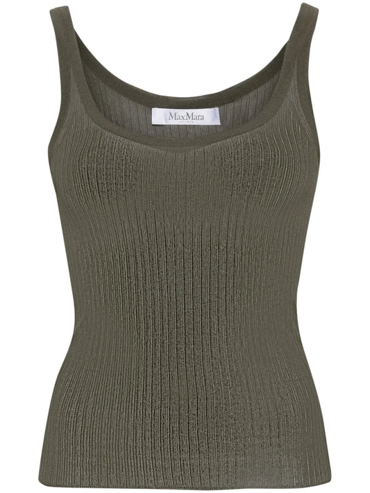 Bastia Ribbed Silk Top