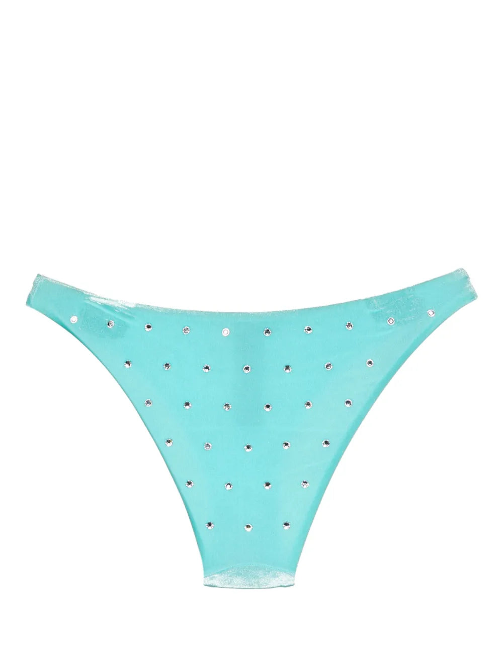 Crystal-Embellished Velvet Bikini Bottom