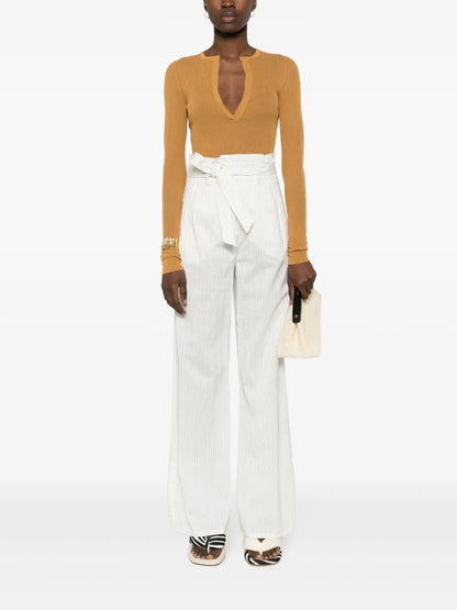 Saggina Ribbed Silk Jumper