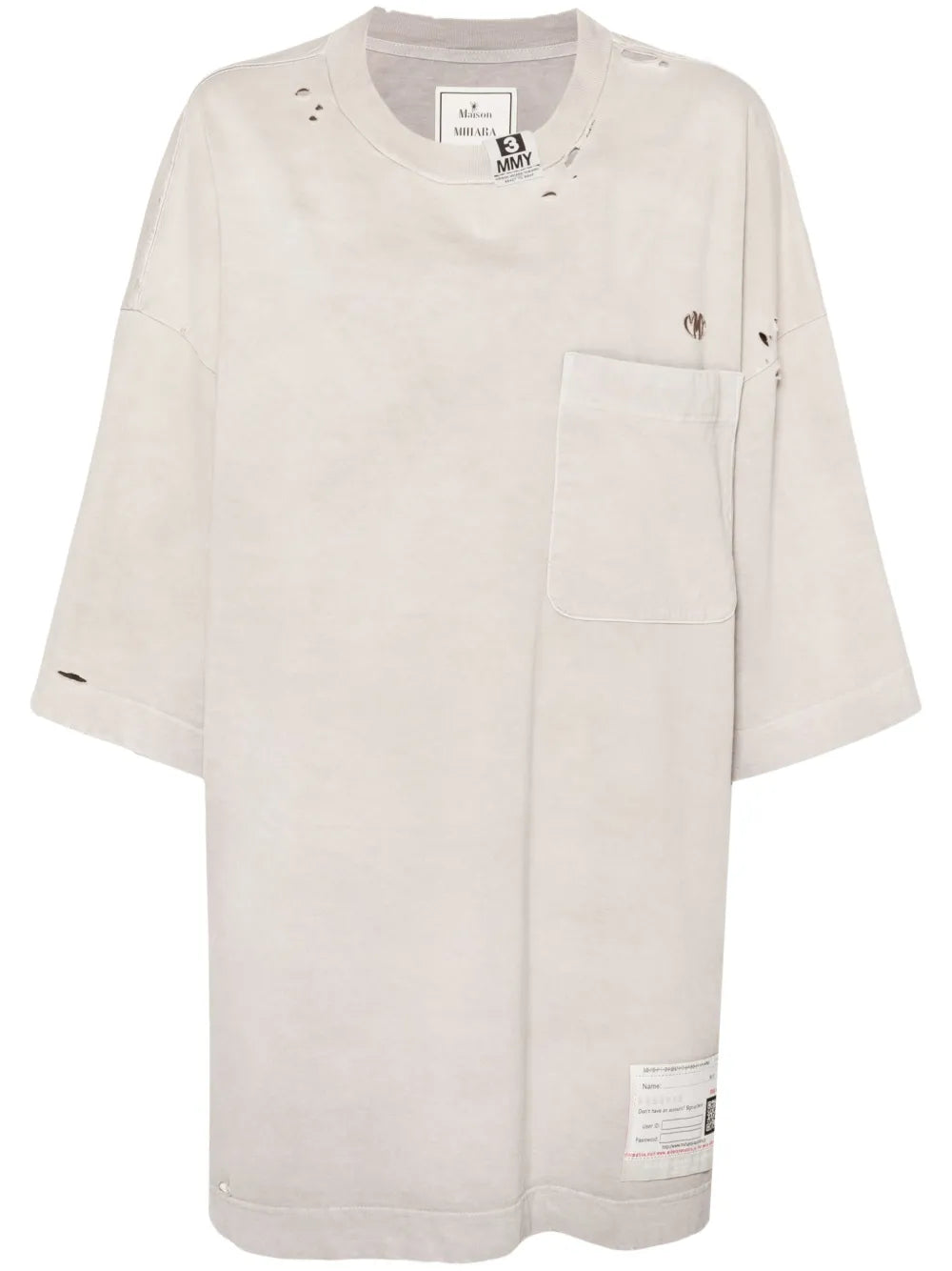 Sun-Faded Cotton T-Shirt