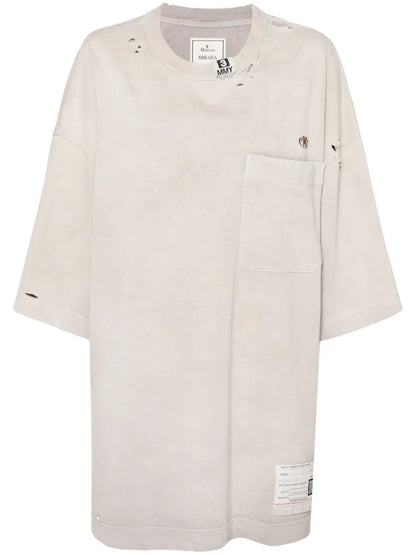 Sun-Faded Cotton T-Shirt