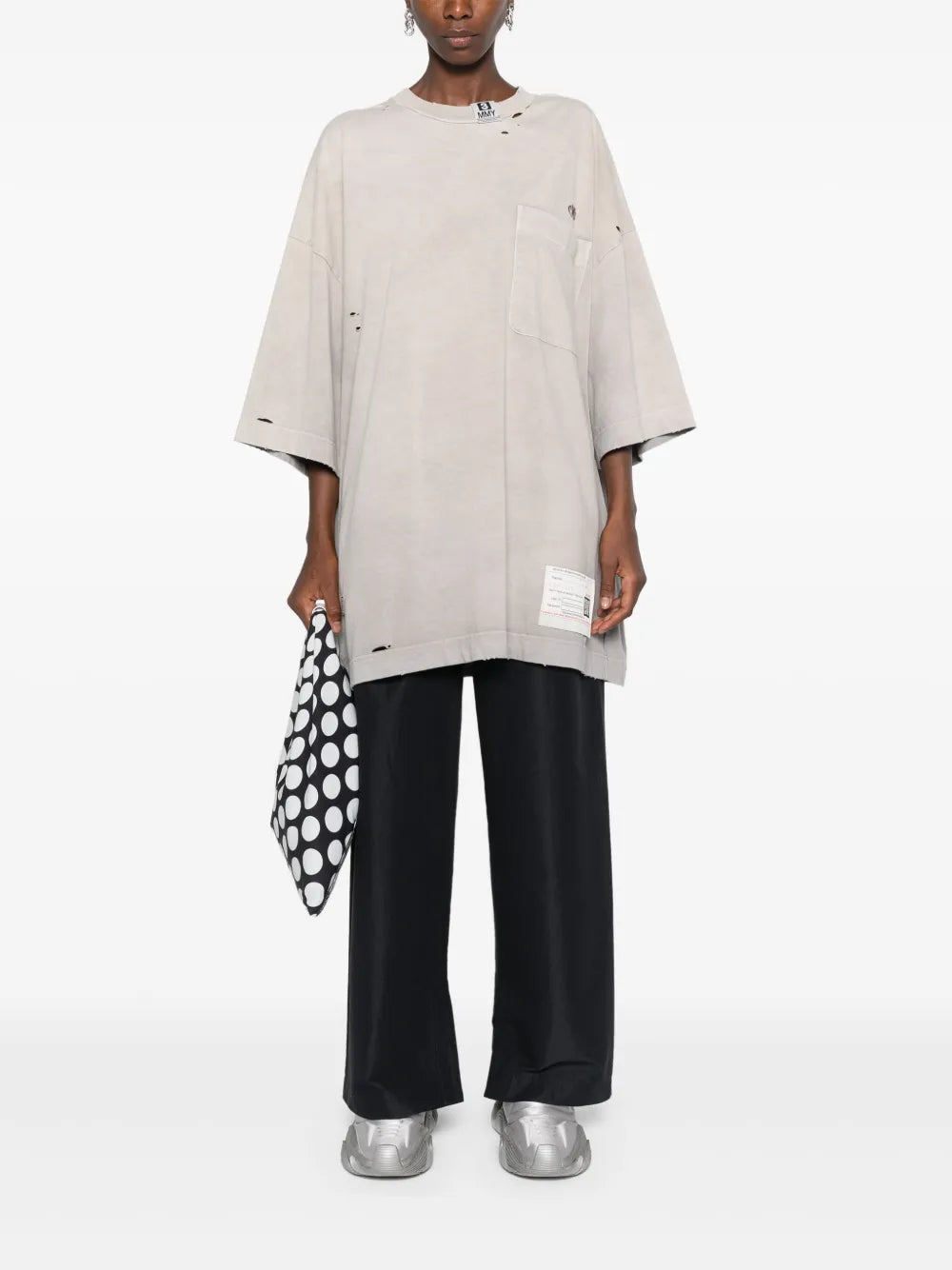Sun-Faded Cotton T-Shirt