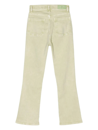 High-Rise Slim-Kick Jeans