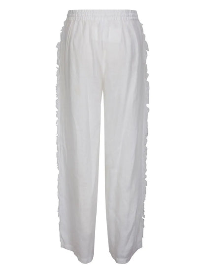 Frayed Linen Trousers