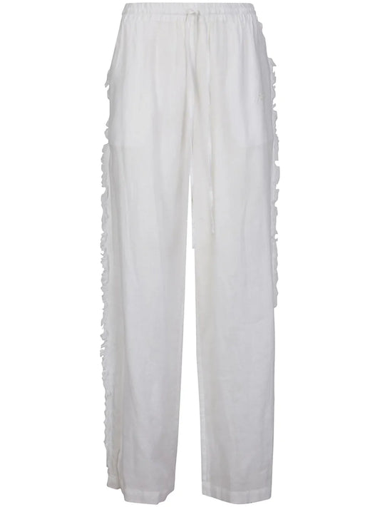 Frayed Linen Trousers