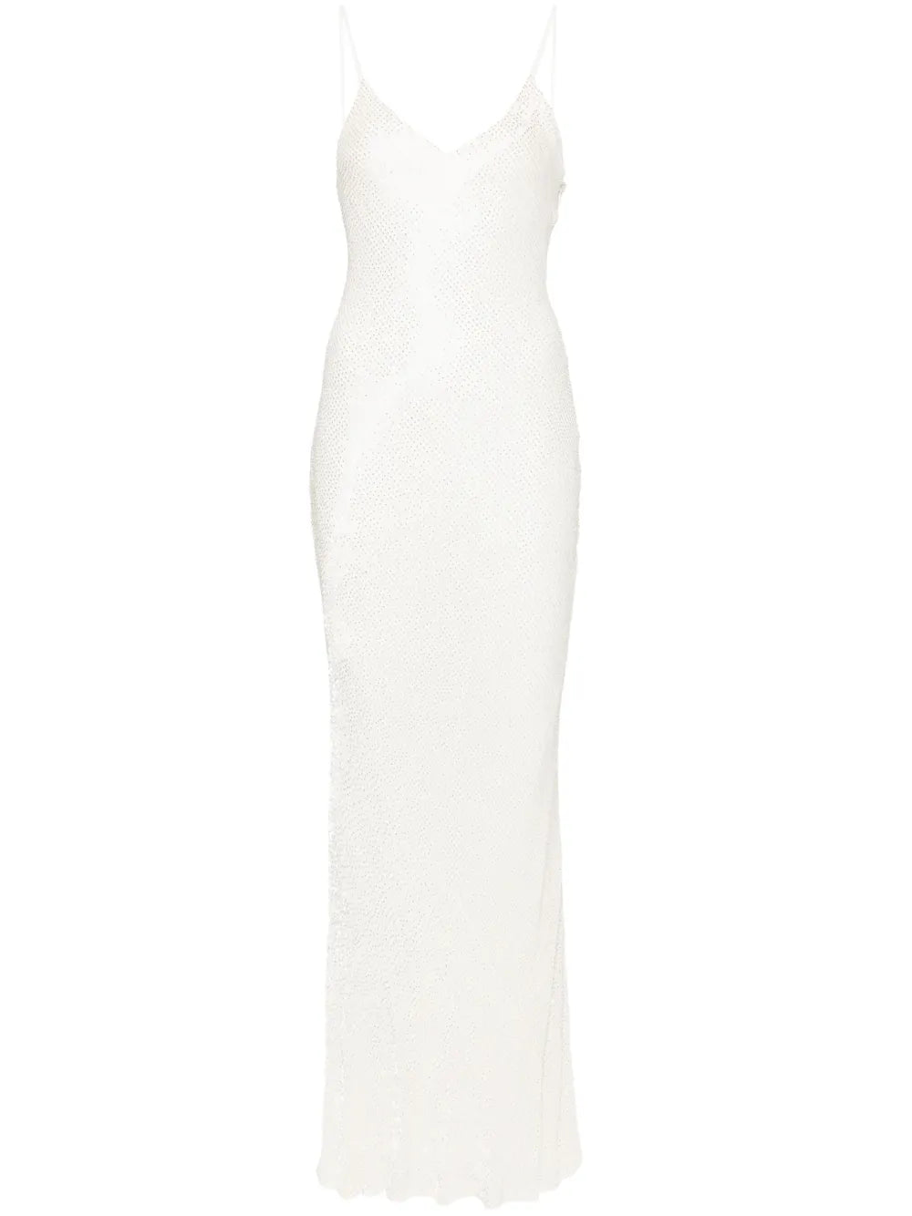 Bead-Embellished Maxi Dress