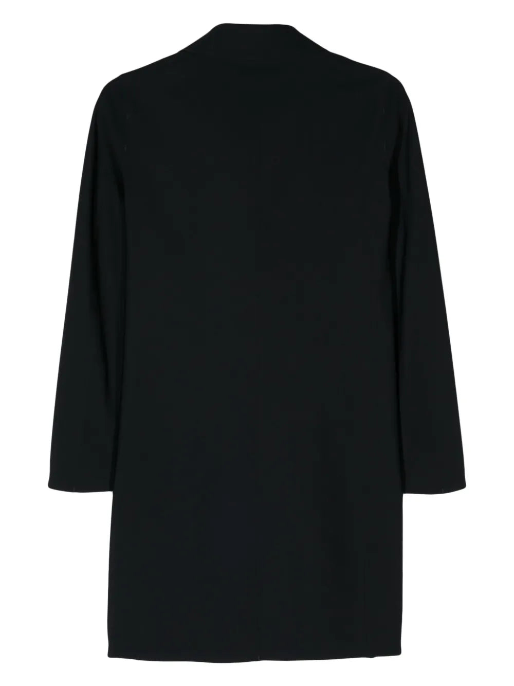 Notched-Collar Single-Breasted Coat
