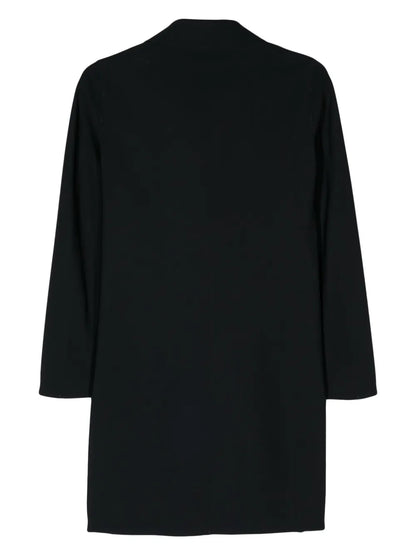 Notched-Collar Single-Breasted Coat