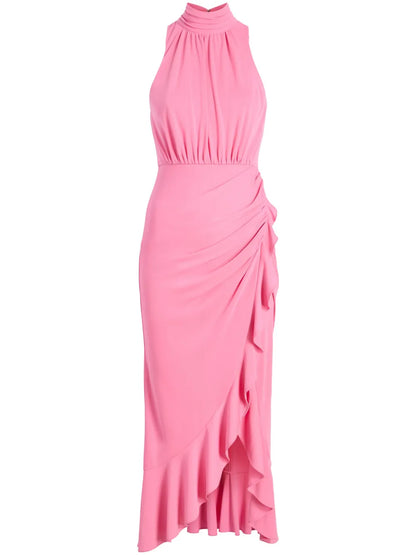 Antonia Asymmetric Midi Dress