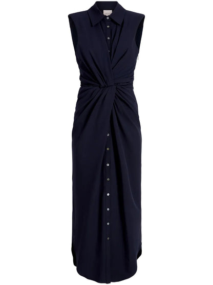 Catalina Twist-Detail Shirtdress
