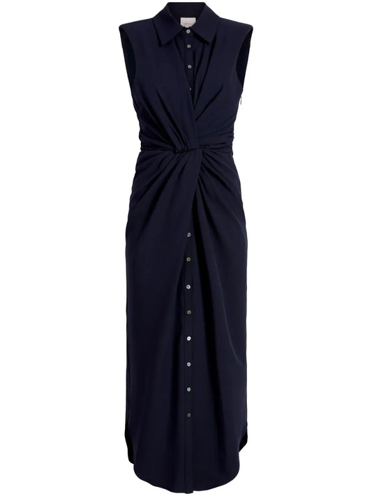 Catalina Twist-Detail Shirtdress