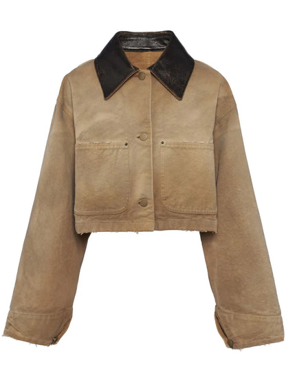 Cropped Canvas Jacket