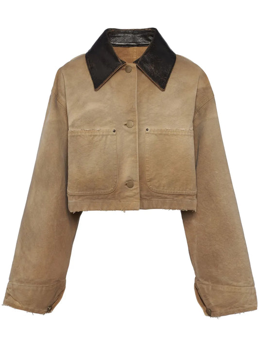 Cropped Canvas Jacket