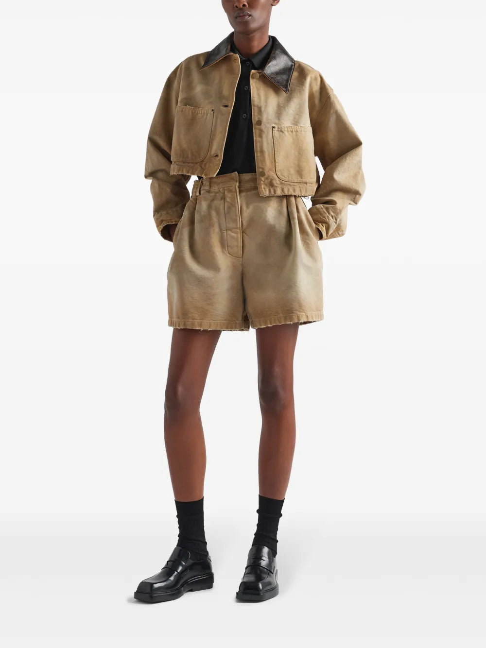 Cropped Canvas Jacket