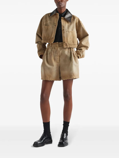 Cropped Canvas Jacket