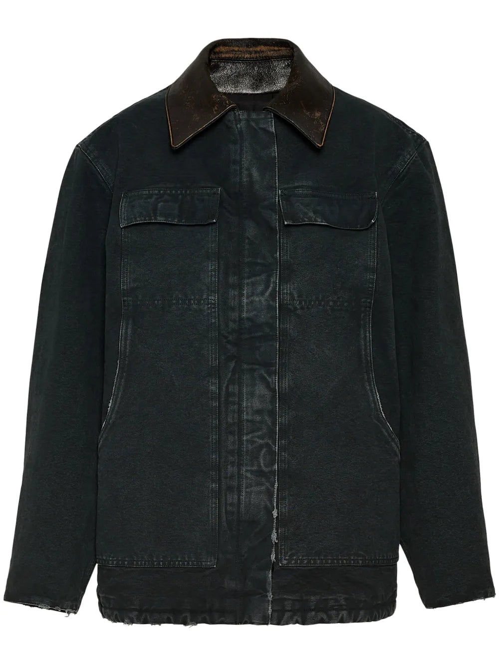 Triangle-Logo Canvas Jacket