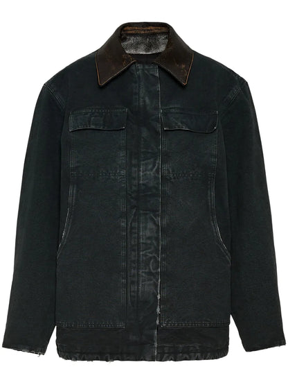 Triangle-Logo Canvas Jacket