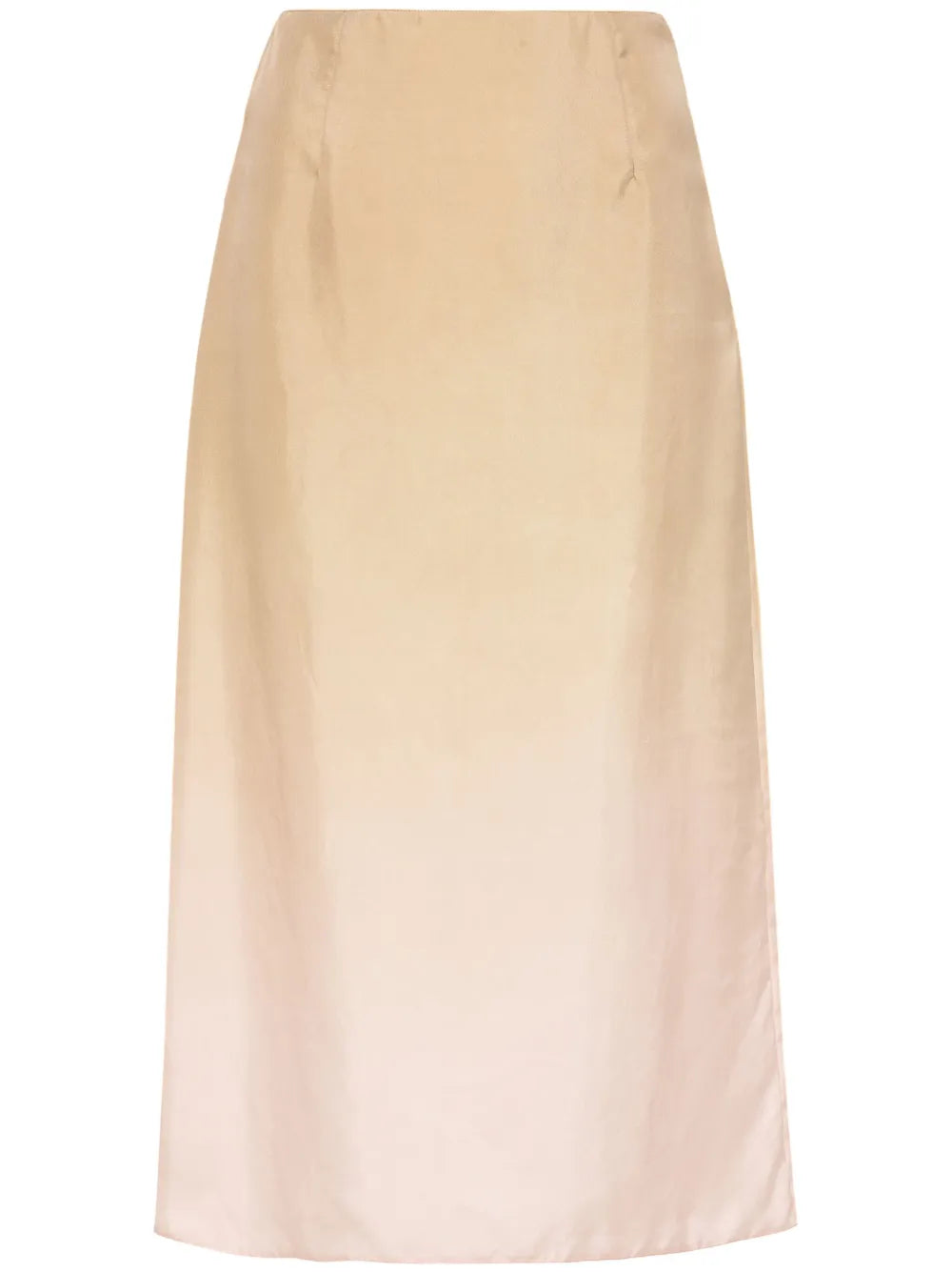 Gradient Silk Skirt