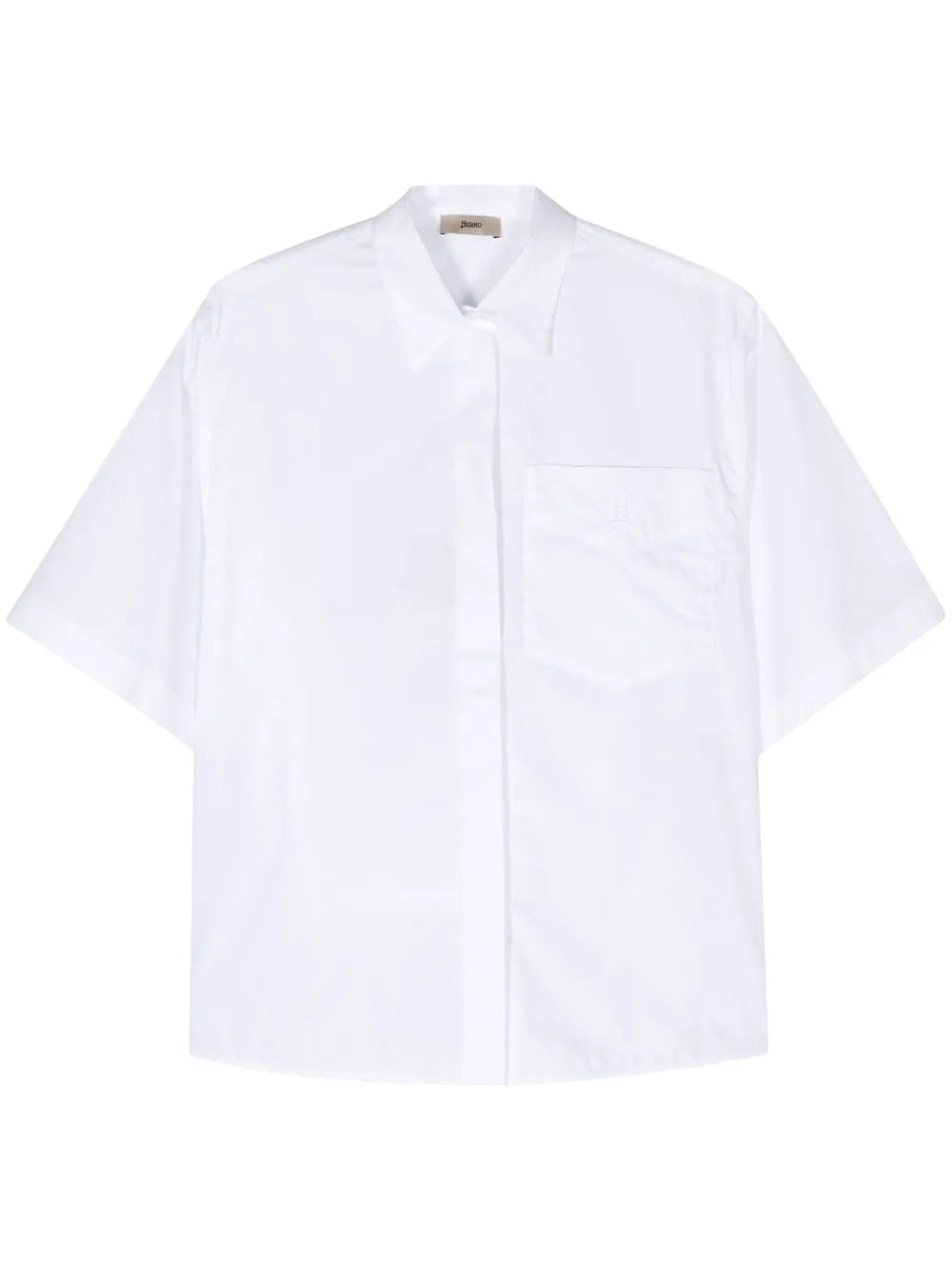 Logo-Embroidered Cotton Shirt